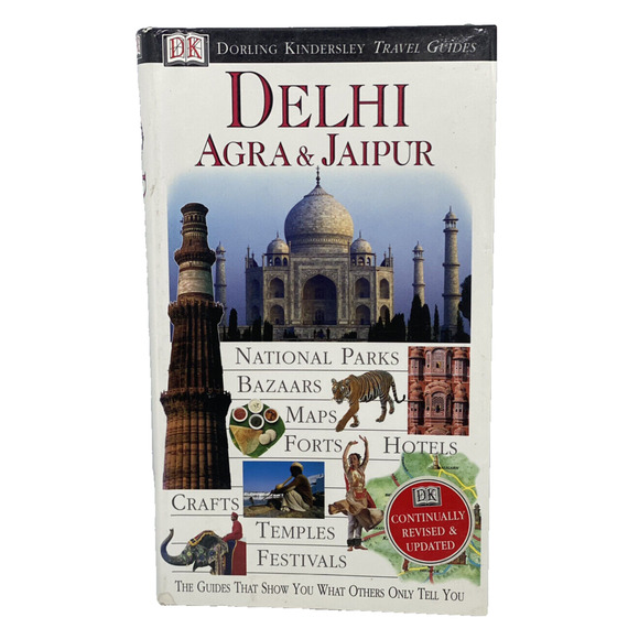 Delhi, Agra and Jaipur: Dorling Kindersley Travel Guides 2000 Paperback 1st Ed. - Picture 1 of 9